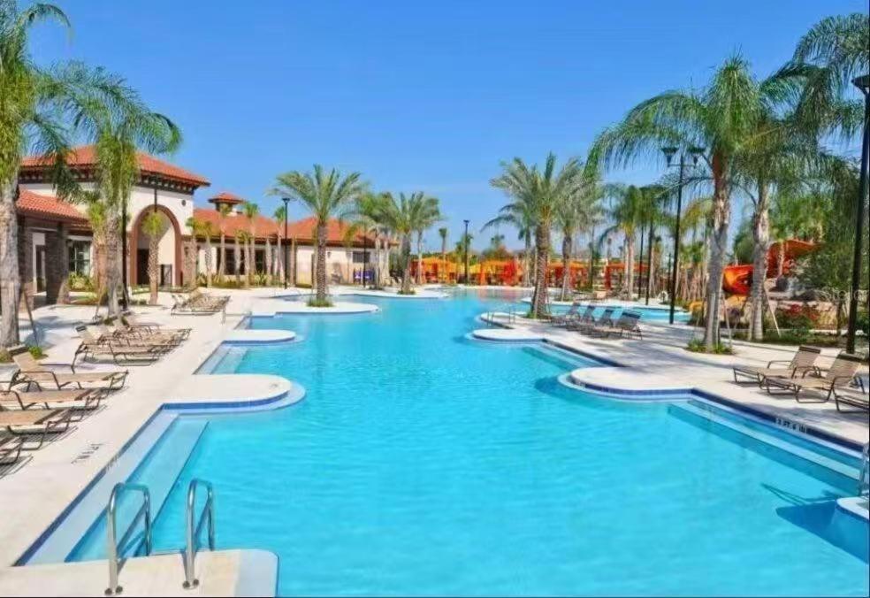 Elegant King Queen Suite Rms -Private Bath-5 Star Resort-Pool-Spa-Club-Disney-Water Park-Wifi Available Davenport Exterior photo